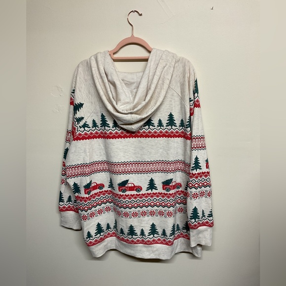 Maurices Cream Zip-Up Hoodie - Picture 3 of 3